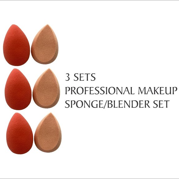 3 PROFESSIONAL MAKEUP SPONGE/BLENDER SETS - Picture 1 of 1